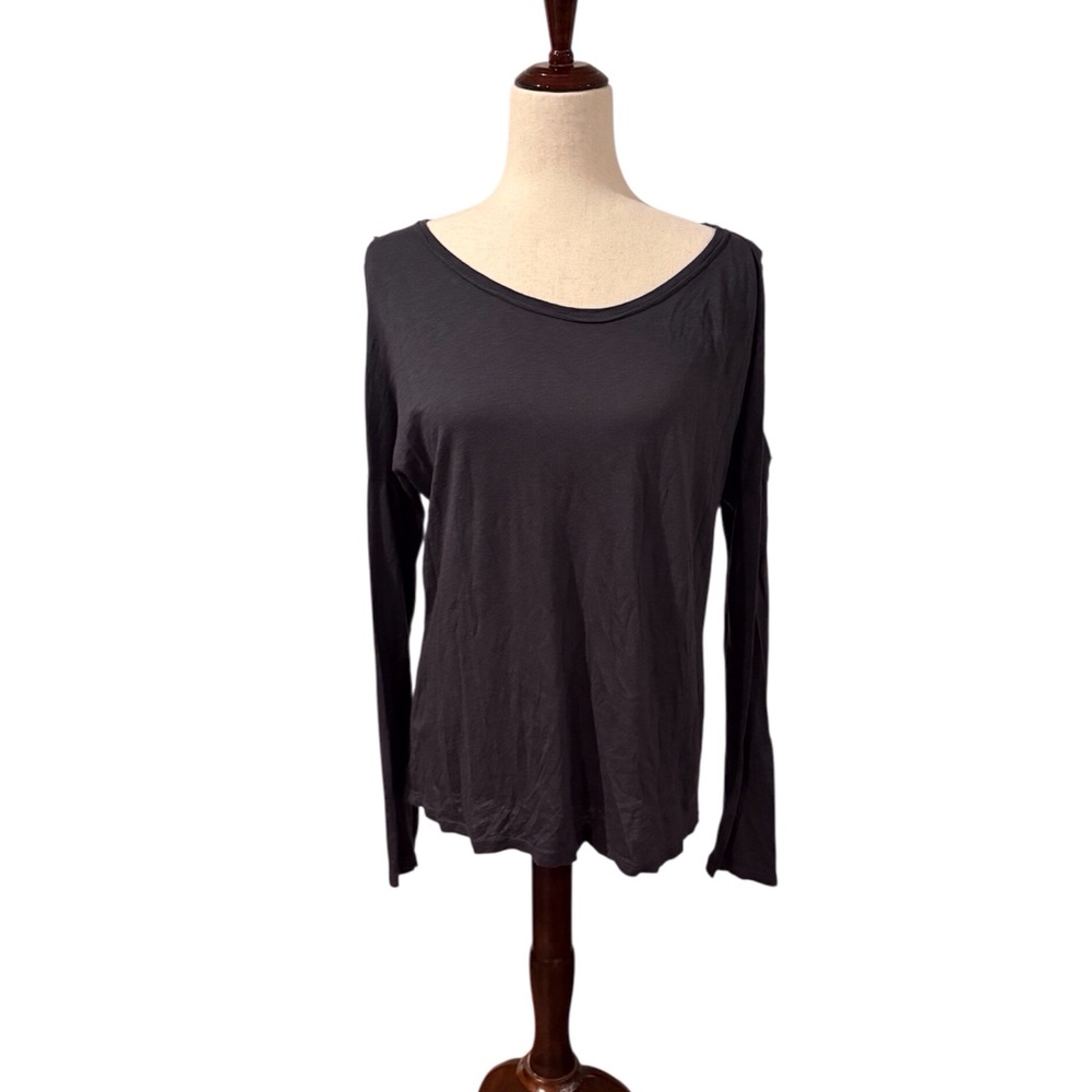 Michael Stars Long Sleeve Open Back Top